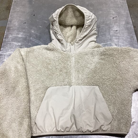 TNA Jackets & Blazers - Tna Cozy Sherpa Half-Zip Hoodie Jacket Beige Size S